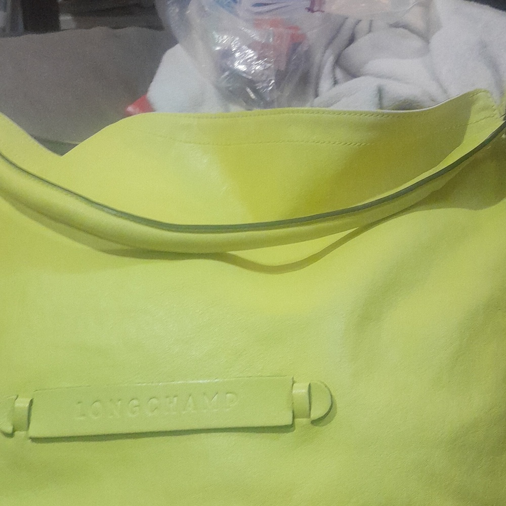 Longchamp Lemon Yellow Leather Tote - Picture 5 of 7